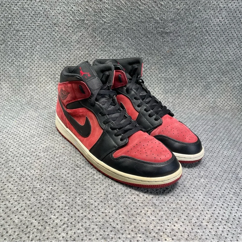 Nike Air Jordan 1 Mid Reverse Banned Shoes Size 11.5 Men’s